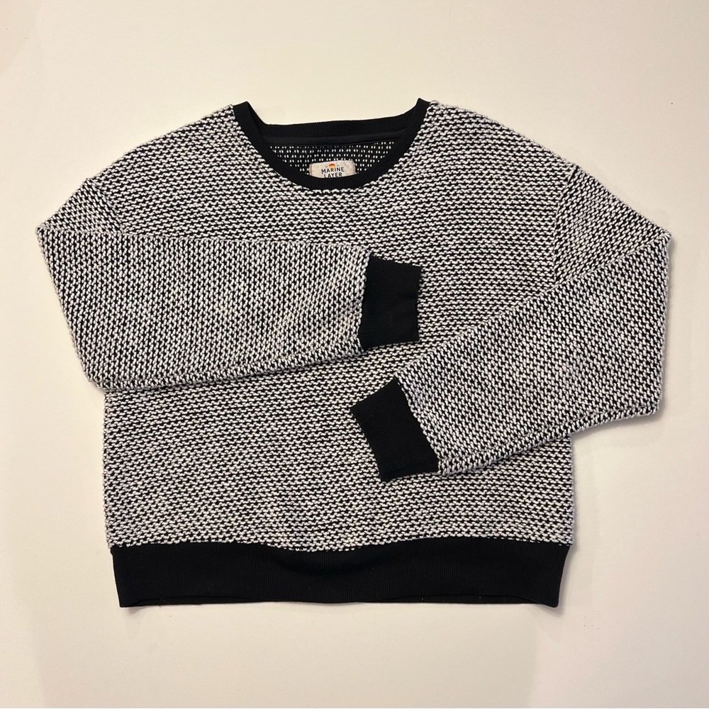 Marine Layer Birdseye Crewneck S